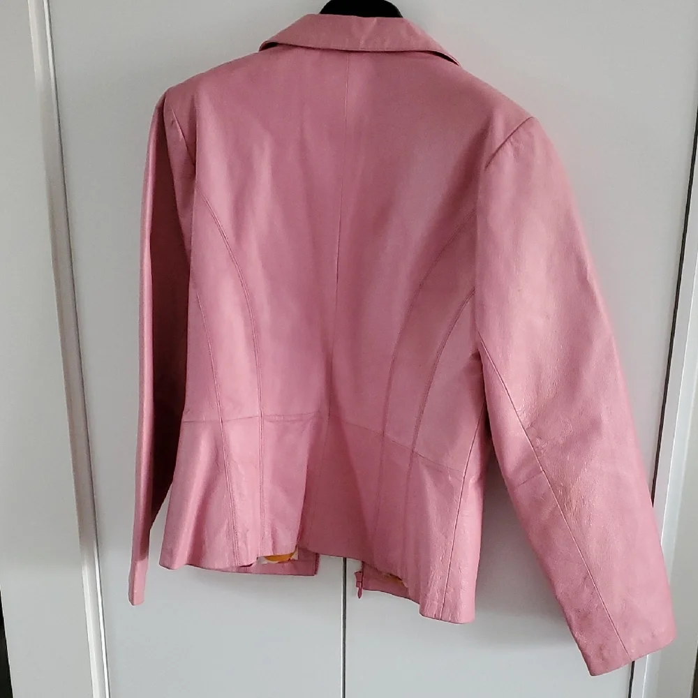 Wilsons Leather Vibrant Pink Jacket - Picture 5 of 6